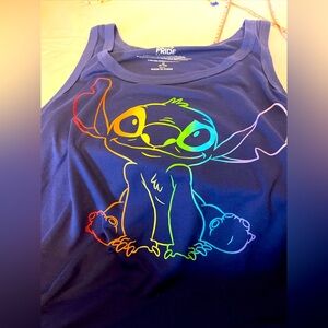 DISNEY STITCH WOMEN 2022 SLEEPWEAR COLLECTION TANK TOP GIRLCORE PURPLE M 8-10